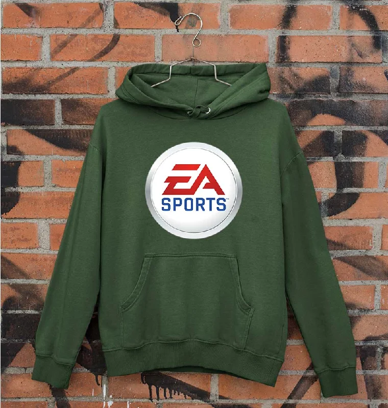 EA Sports Unisex Hoodie for Men/Women Hoodie with Ribbed Cuffs Snug Fit Comfort