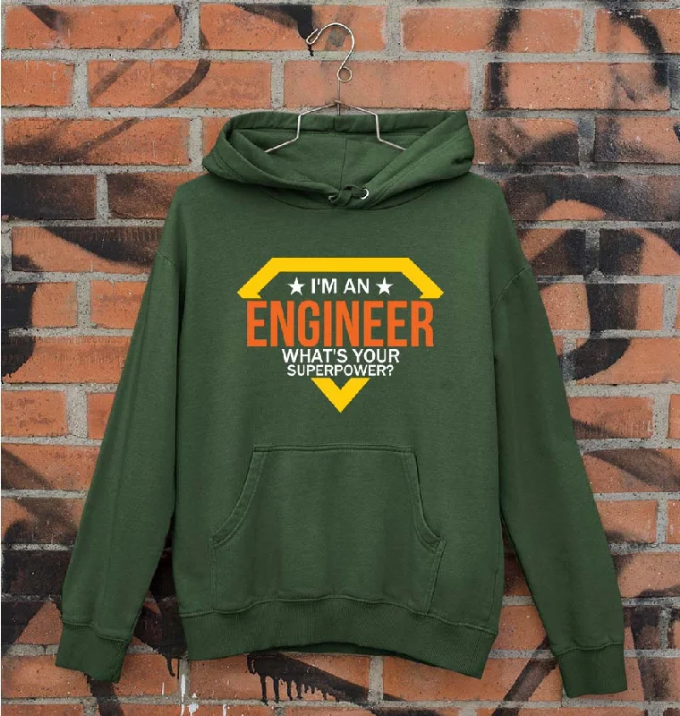 Engineer Unisex Hoodie for Men/Women Hoodie with Back Slit Movement Comfort