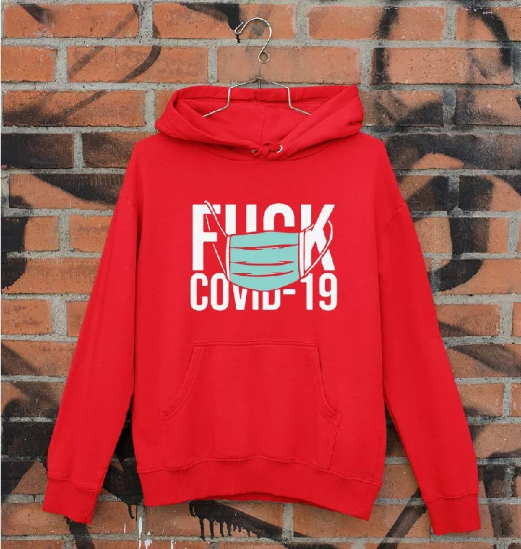 Fuck Covid Unisex Hoodie for Men/Women Hoodie with Drawcord Adjustable Secure