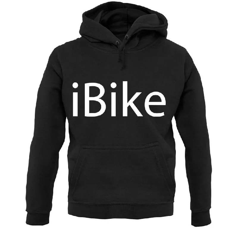 Ibike Unisex Hoodie Hoodie with Slit Hem Functional Movement