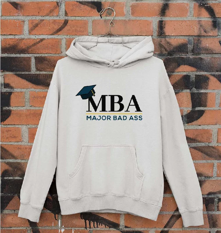 MBA Unisex Hoodie for Men/Women Hoodie with High Neck Warm Protective