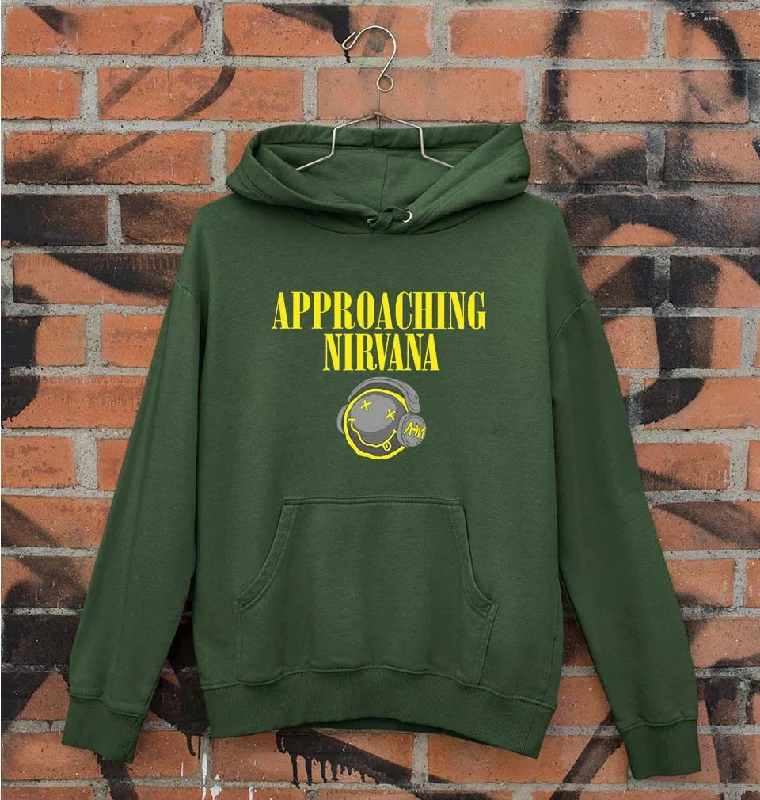 Nirvana Unisex Hoodie for Men/Women Zip Hoodie Drawstring Kangaroo Pocket