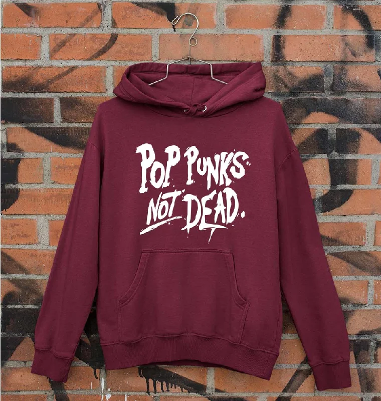 Pop Punks Not Dead Unisex Hoodie for Men/Women Hoodie with Relaxed Fit Easy Casual