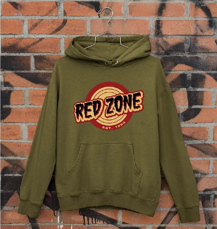 Red Zone Unisex Hoodie for Men/Women Hoodie with Ribbed Neckline Snug Warm