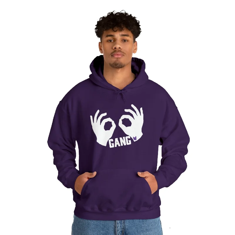 Unisex Heavy Blend™ Hoodie - Griddy Gang Hoodie with Raglan Sleeves Sporty Comfortable