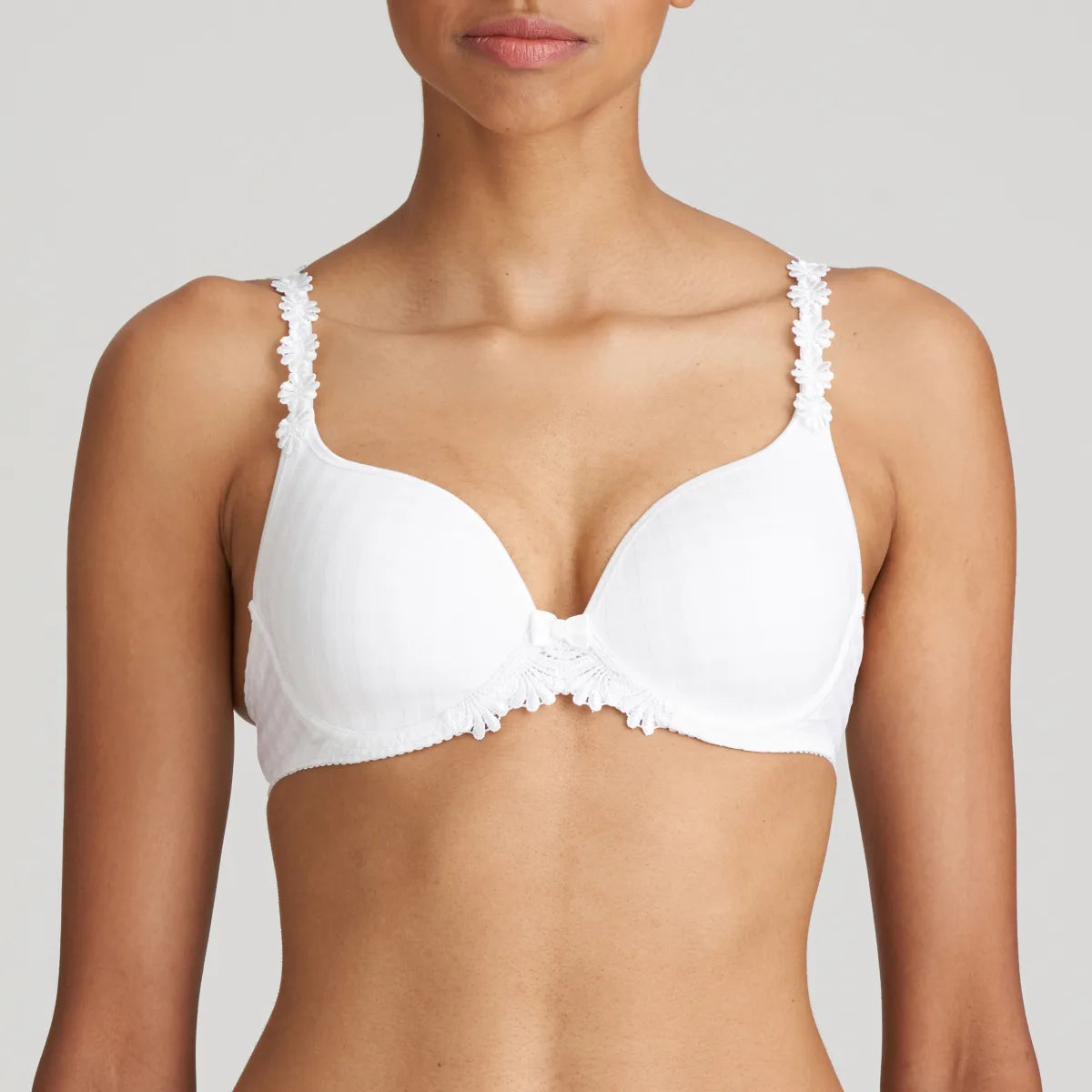 Avero Heartshape Bra In White - Marie Jo Elegant Lace Lingerie