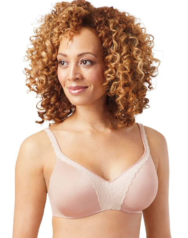 Bali Womens One Smooth U Post Surgery Comfort and Support Wirefree Bra Elegant Silk Bra