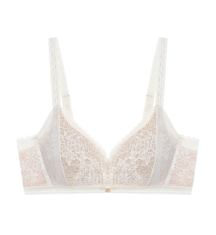 FLORALE DYNASTY NON-WIRED PADDED BRA Chic Lace Bralette