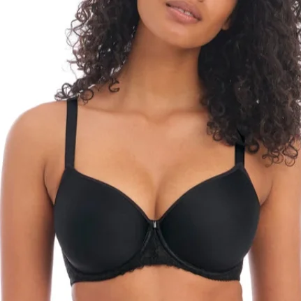 Freya Signature Moulded Spacer Bra In Black - Freya Smooth Push-Up Bra