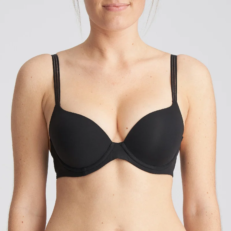 Louie Push Up Bra In Black - Marie Jo Cozy Wire-Free Bra