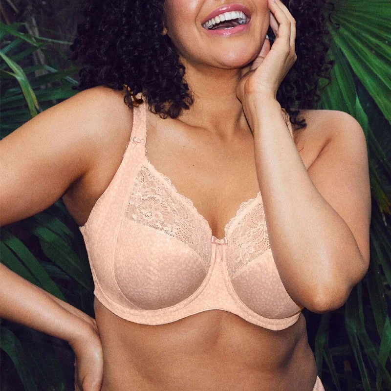 Morgan Underwired Soft Cup Bra In Cameo Rose - Elomi Sporty Compression Bra