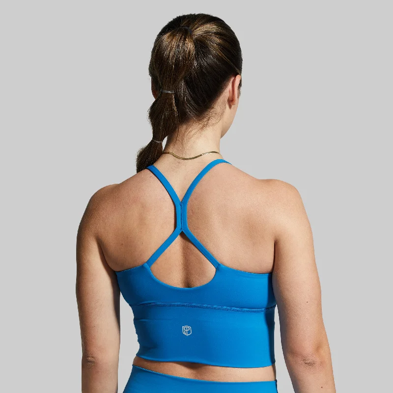 Om The Day Sports Bra 2.0 (Seaport) Trendy Sports Bra