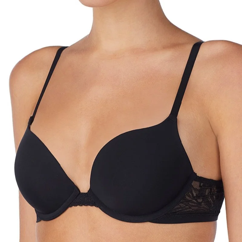 ON GOSSAMER SLEEK MICRO PUSH UP BRA WITH LACE G9200 Trendy Lace Bra