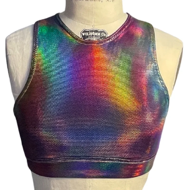 Rave Crew Neck Sports Bra Active Wear Bra