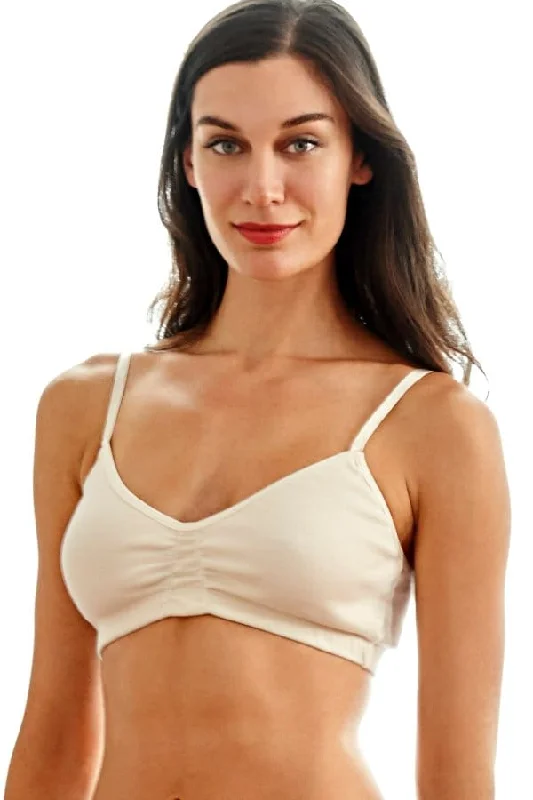 Softly Padded Bra - organic cotton Strapless Support Bra