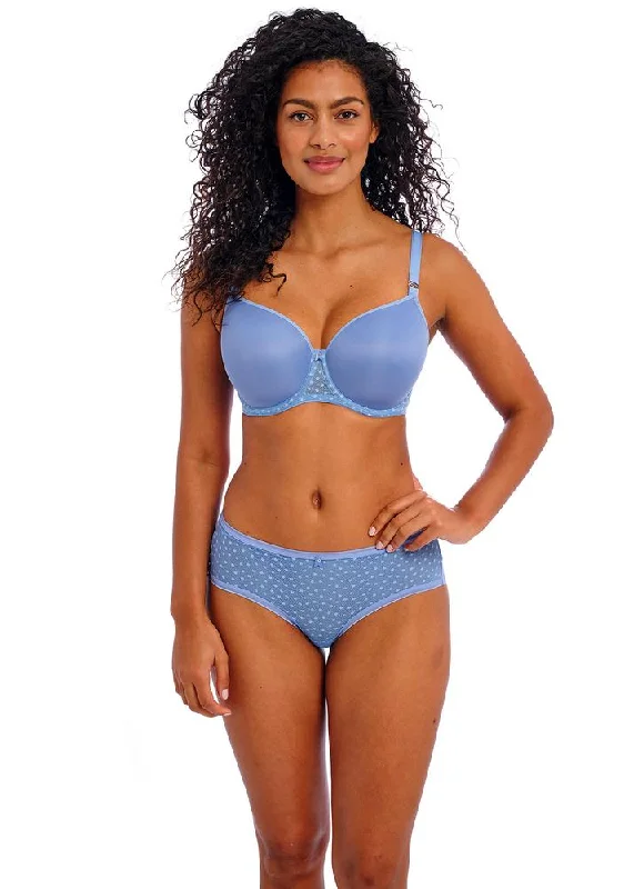 Starlight Moulded Balcony Bra In Cornflower - Freya Sporty Wireless Bra