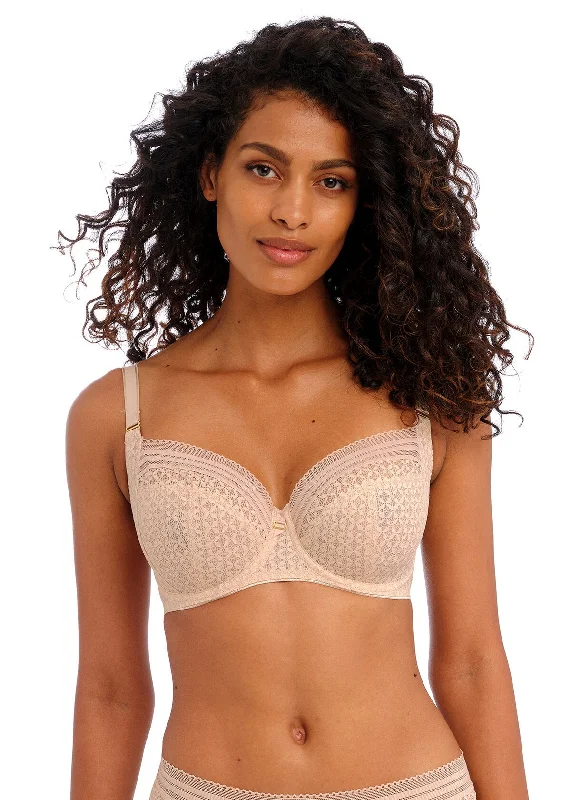 Viva UW Side Support Bra In Lace Natural Beige - Freya Push-Up Bralette Set