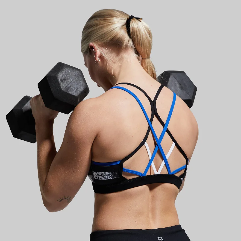 Warrior Sports Bra (Thin Blue Line) Classic Wire-Free Bra