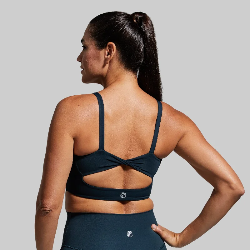 Your Go To Sports Bra (Deep Teal) Push-Up Padded Bra