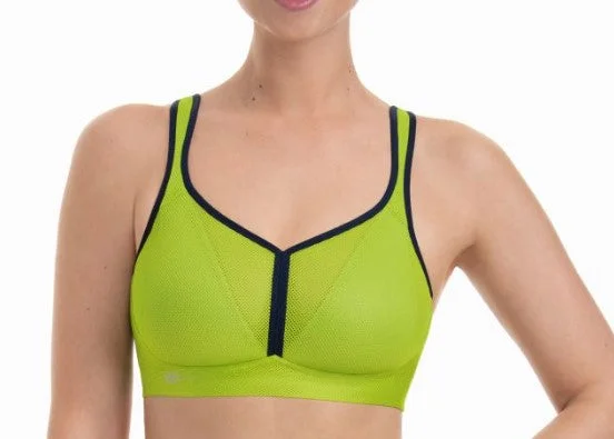 Air Control-5544 Delta Pad Sports Bra (Cups C-E) FASHION COLORS Comfortable Bralette Style