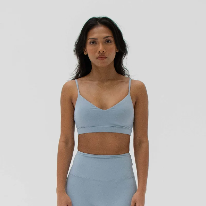 Base V-Neck Bra Sky Sporty Wireless Bra