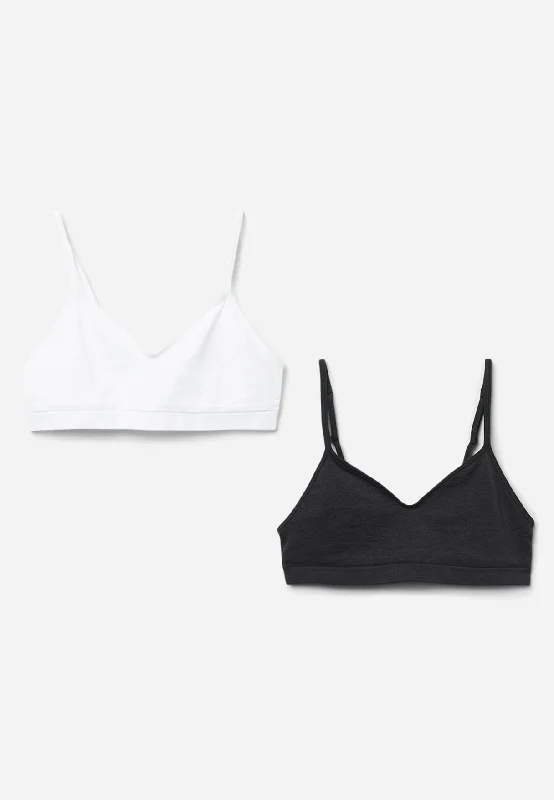 Wireless Bra 2 Pack High-Cut Bra Design