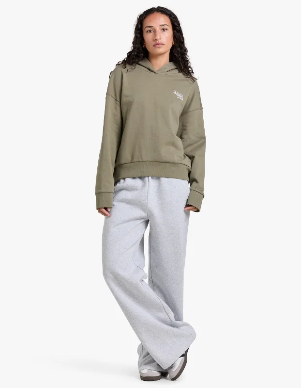 Melanie Hoodie - Sage Hoodie with Side Slits Relaxed Casual