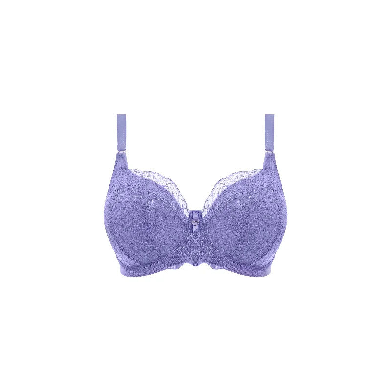 Brianna EL8081 Padded Half Cup Bra - Jacaranda (LAST CHANCE COLOR) Lace-Trimmed Bra
