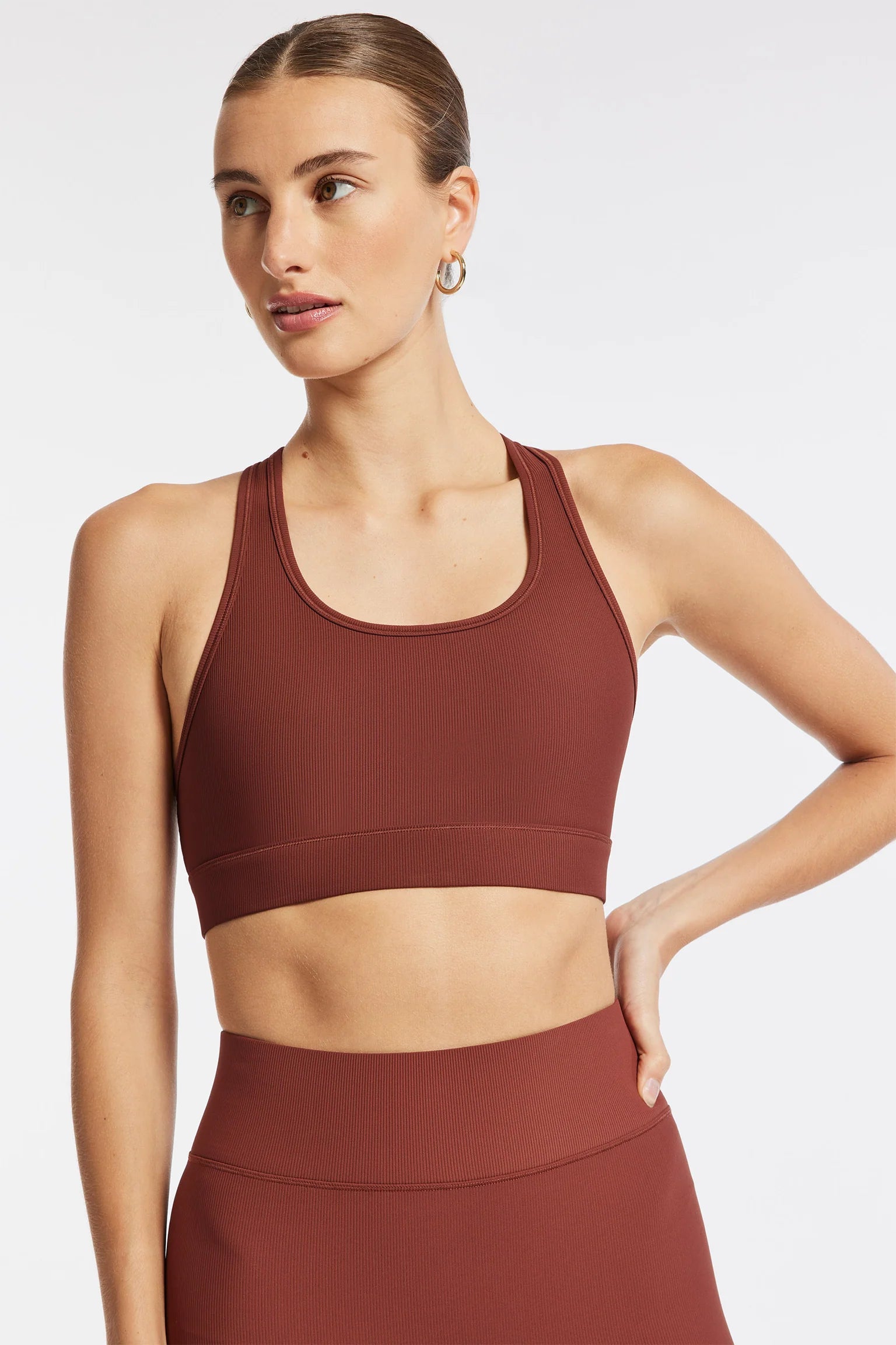 Center Stage Rib Bra Cozy Wire-Free Bra