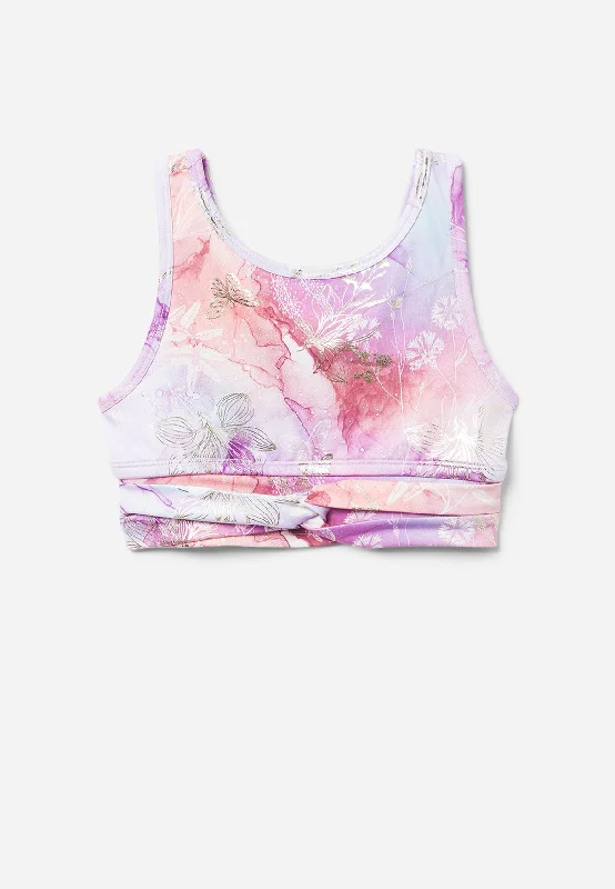 Collection X by Justice Tie-Dye Sports Bra Smooth Stretch Bra