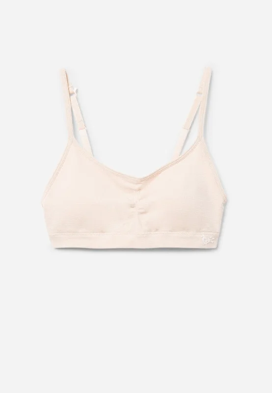 Ruched Wireless Bra Versatile Bralette Set