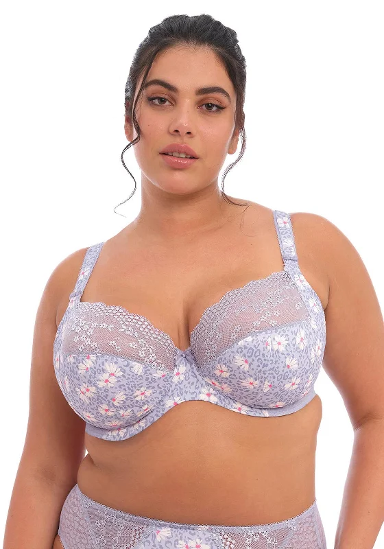 Elomi Lucie Print Plunge Bra, Aleutian Push-Up Bralette Set