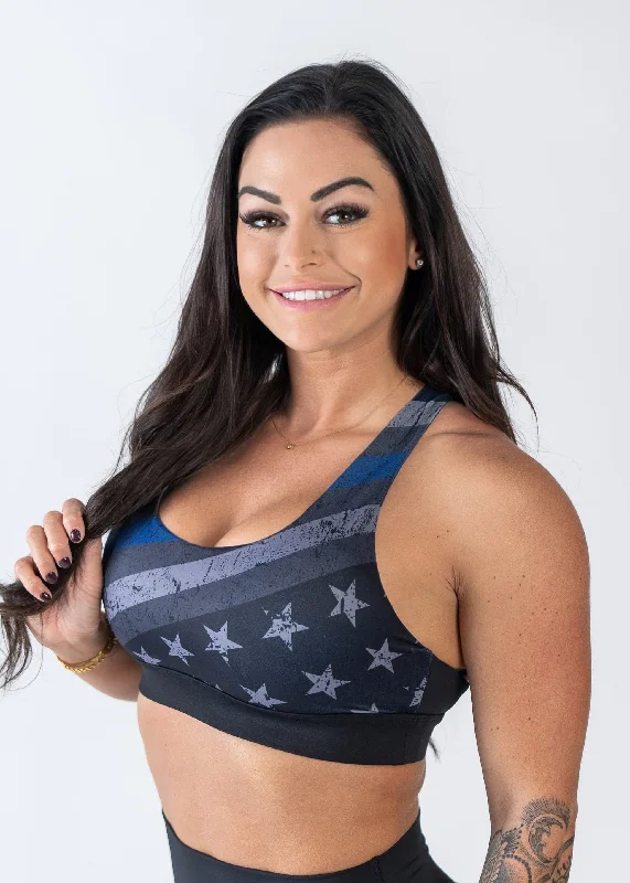 Essential Strappy Bra | Blue Line Lightweight Cotton Bra