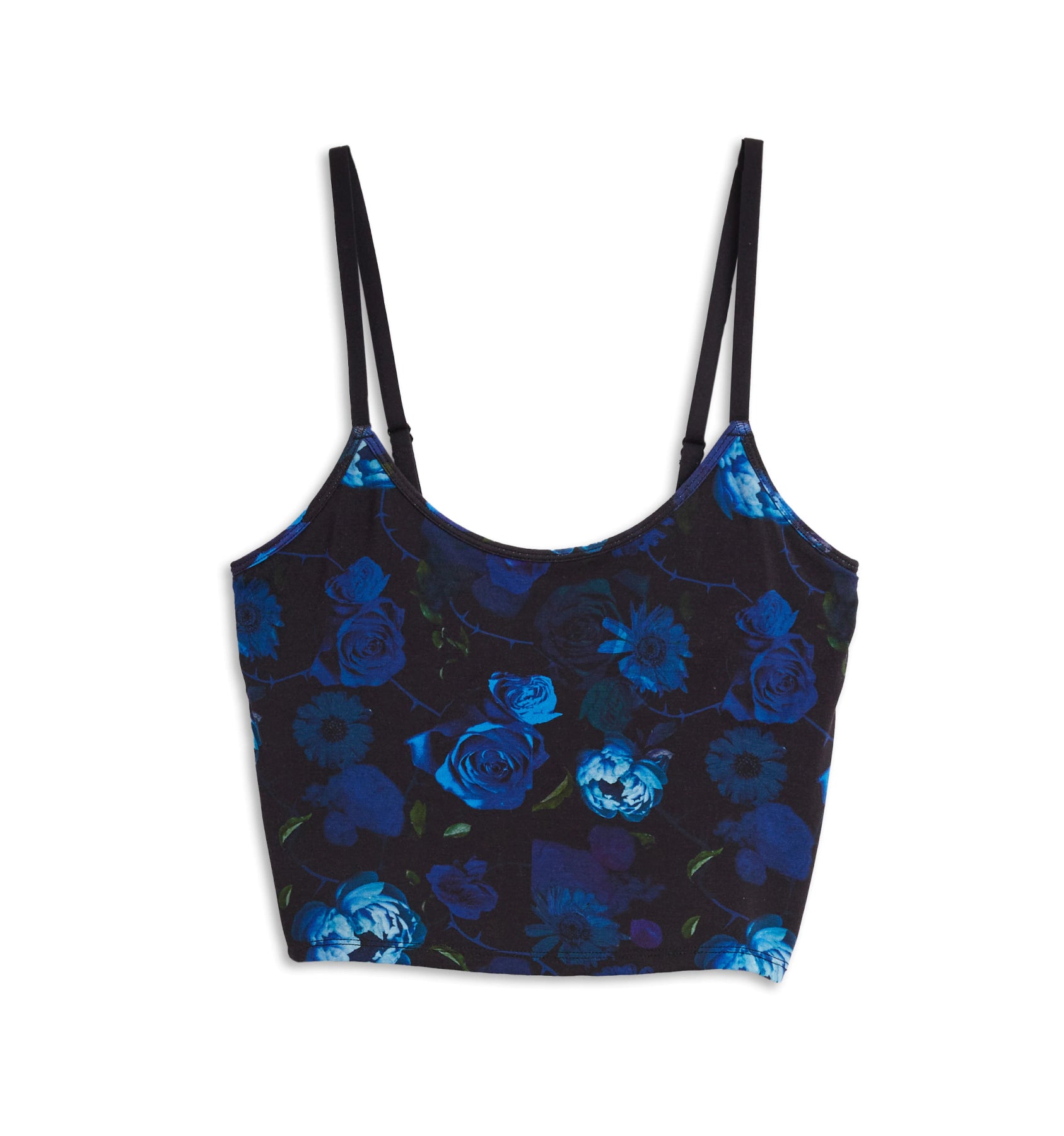 Longline Bra Top - TENCEL™ Modal Floral Remedies Elegant Lace Lingerie
