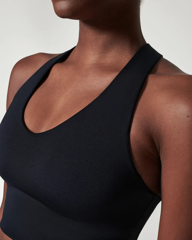 Get Moving Longline Sports Bra Sexy Mesh Bralette