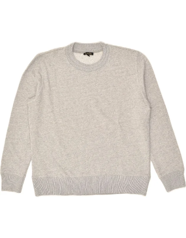 MASSIMO DUTTI Womens Sweatshirt Jumper UK 14 Medium Grey Hoodie with Applique Textured Unique MASSIMO DUTTI Womens Sweatshirt Jumper UK 14 Medium Grey Hoodie with Applique Textured Unique