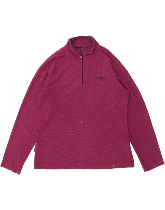 MOUNTAIN WAREHOUSE Womens Zip Neck Sweatshirt Jumper UK 14 Large Pink Hoodie with Drawstring Waist Adjustable Fitted MOUNTAIN WAREHOUSE Womens Zip Neck Sweatshirt Jumper UK 14 Large Pink Hoodie with Drawstring Waist Adjustable Fitted