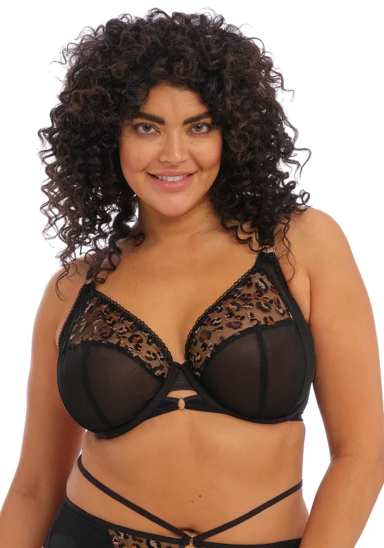Elomi Namrah Bandless Bra, Black Seamless Bra Design