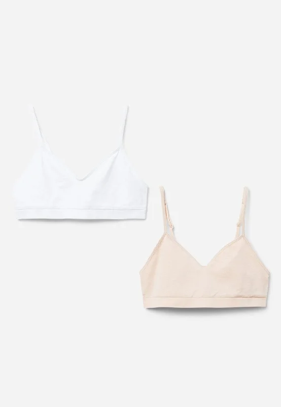 Wireless Bra 2 Pack Lacy Underwire Bra