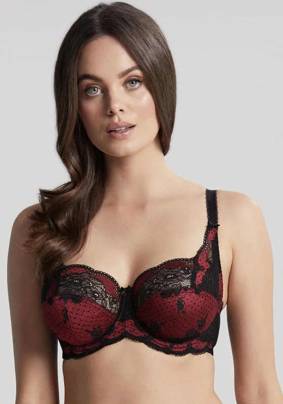 Panache Clara Full Cup Bra, Noir Ruby Strapless Support Bra