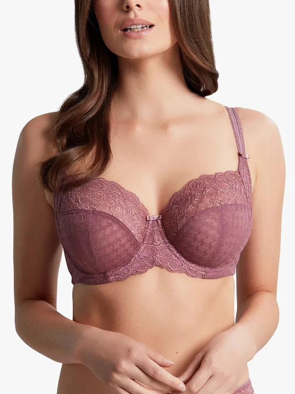 Panache Envy Full Cup Lace Bra, Rose Mauve Supportive Cotton Bra