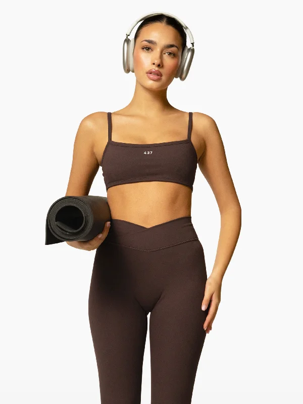 The Micro Bra / Espresso Comfortable Bralette Style