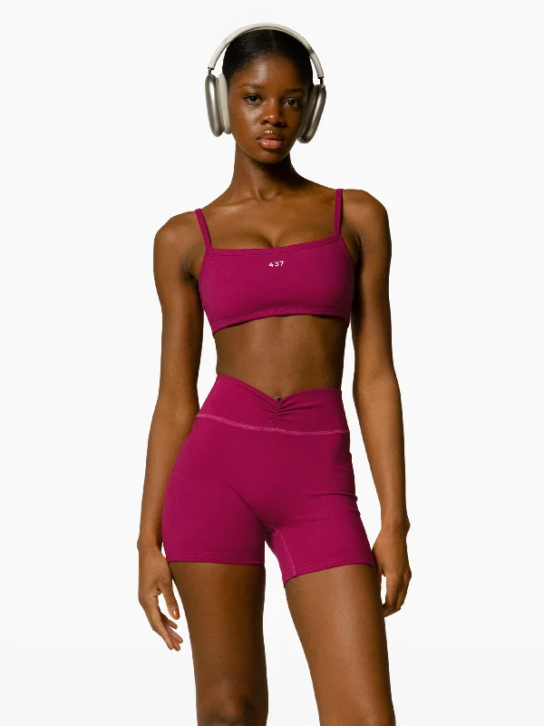 The Micro Bra / Raspberry Adjustable Fit Bra