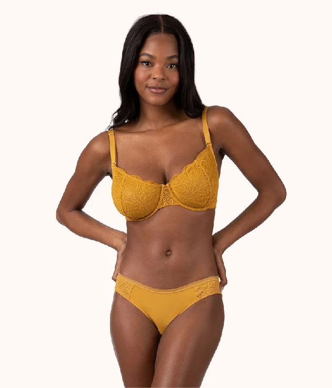 The Unlined Lace Bra: Turmeric Daily Comfort Bra