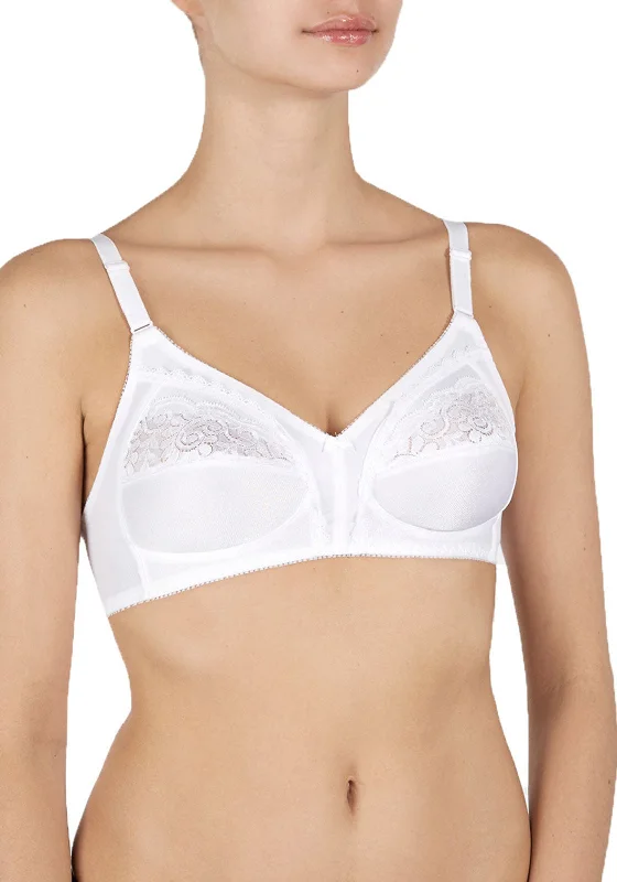 Triumph Claudette 104 Non-Wired Bra, White Smooth Fit Bra