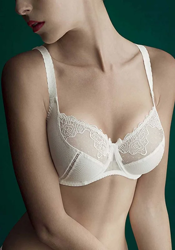 Empreinte Erin Lace Trim Underwired Bra, Naturel Sexy Lace Bralette
