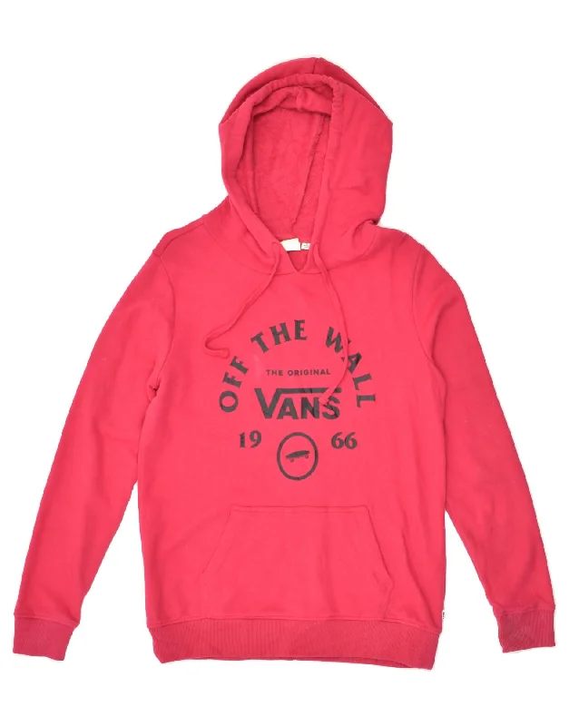VANS Womens Loose Fit Graphic Hoodie Jumper UK 10 Small Pink Cotton Hoodie with Camouflage Military Edgy VANS Womens Loose Fit Graphic Hoodie Jumper UK 10 Small Pink Cotton Hoodie with Camouflage Military Edgy