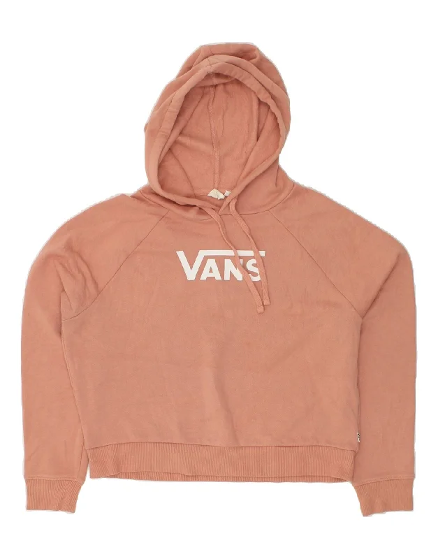 VANS Womens Oversized Graphic Hoodie Jumper UK 10 Small Orange Cotton Hoodie with Crew Neck Simple Timeless VANS Womens Oversized Graphic Hoodie Jumper UK 10 Small Orange Cotton Hoodie with Crew Neck Simple Timeless