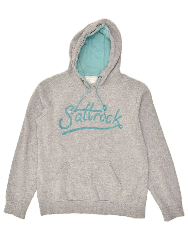 VINTAGE Womens Graphic Hoodie Jumper UK 10 Small Grey Cotton Hoodie with Full-Zip Functional Layering VINTAGE Womens Graphic Hoodie Jumper UK 10 Small Grey Cotton Hoodie with Full-Zip Functional Layering