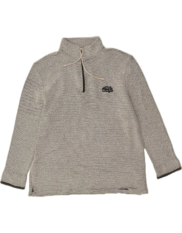 WEIRD FISH Womens Zip Neck Sweatshirt Jumper UK 24 4XL Grey Cotton Hoodie with Camouflage Military Edgy WEIRD FISH Womens Zip Neck Sweatshirt Jumper UK 24 4XL Grey Cotton Hoodie with Camouflage Military Edgy